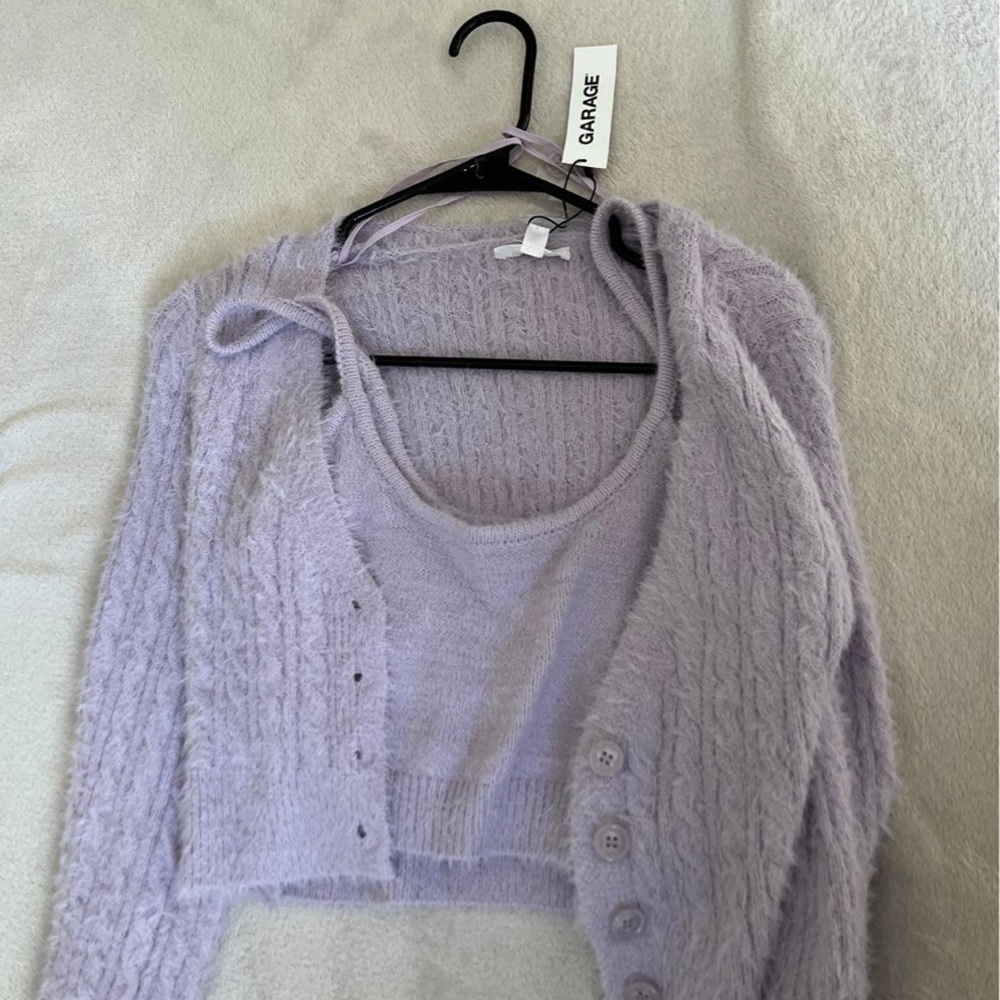 NWT Cardigan and Tank Top Set